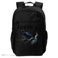 F-Caw-F Funny Black Bird Black Crow Backpack thumb 0