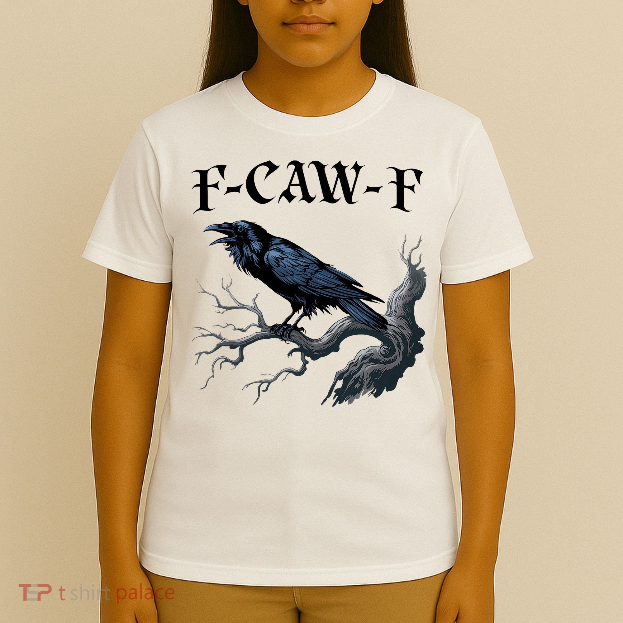 F-Caw-F Funny Black Bird Black Crow T-Shirt