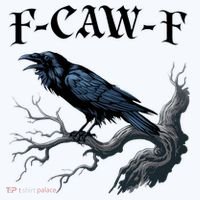 F-Caw-F Funny Black Bird Black Crow Tote Bag thumb 2