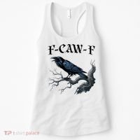 F-Caw-F Funny Black Bird Black Crow Women's Tank Top thumb 0