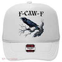 F-Caw-F Funny Black Bird Black Crow Hat thumb 0