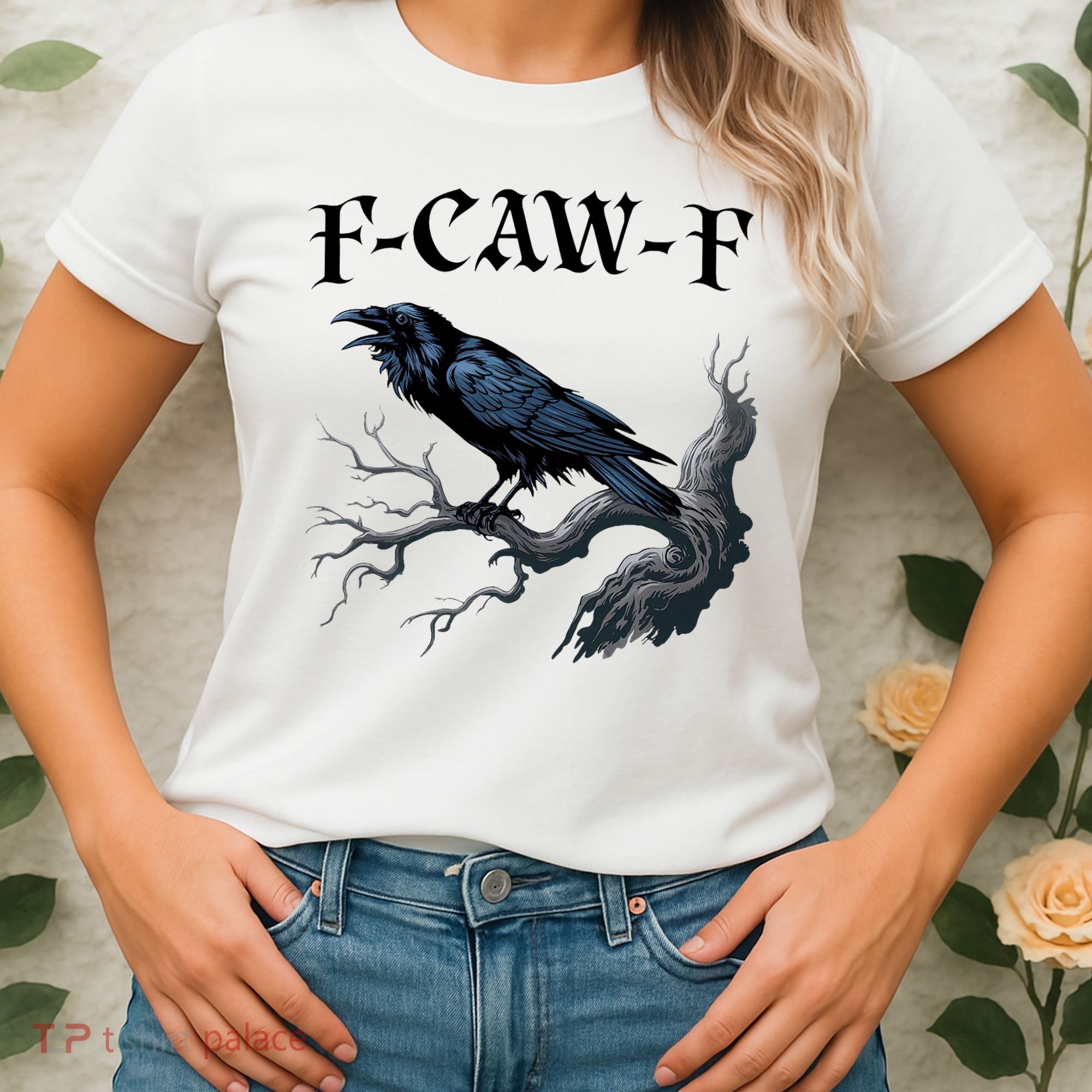 F-Caw-F Funny Black Bird Black Crow Women's T-Shirt