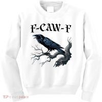 F-Caw-F Funny Black Bird Black Crow Kids Sweatshirt thumb 0