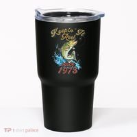 Funny Fishing Birthday Since 1973 Keepin It Reel Tumbler thumb 0