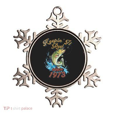 Funny Fishing Birthday Since 1973 Keepin It Reel Ornament