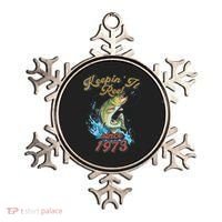 Funny Fishing Birthday Since 1973 Keepin It Reel Ornament thumb 0