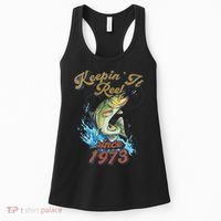 Funny Fishing Birthday Since 1973 Keepin It Reel Women's Tank Top thumb 0