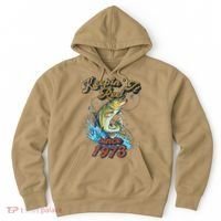 Funny Fishing Birthday Since 1973 Keepin It Reel Hoodie thumb 0