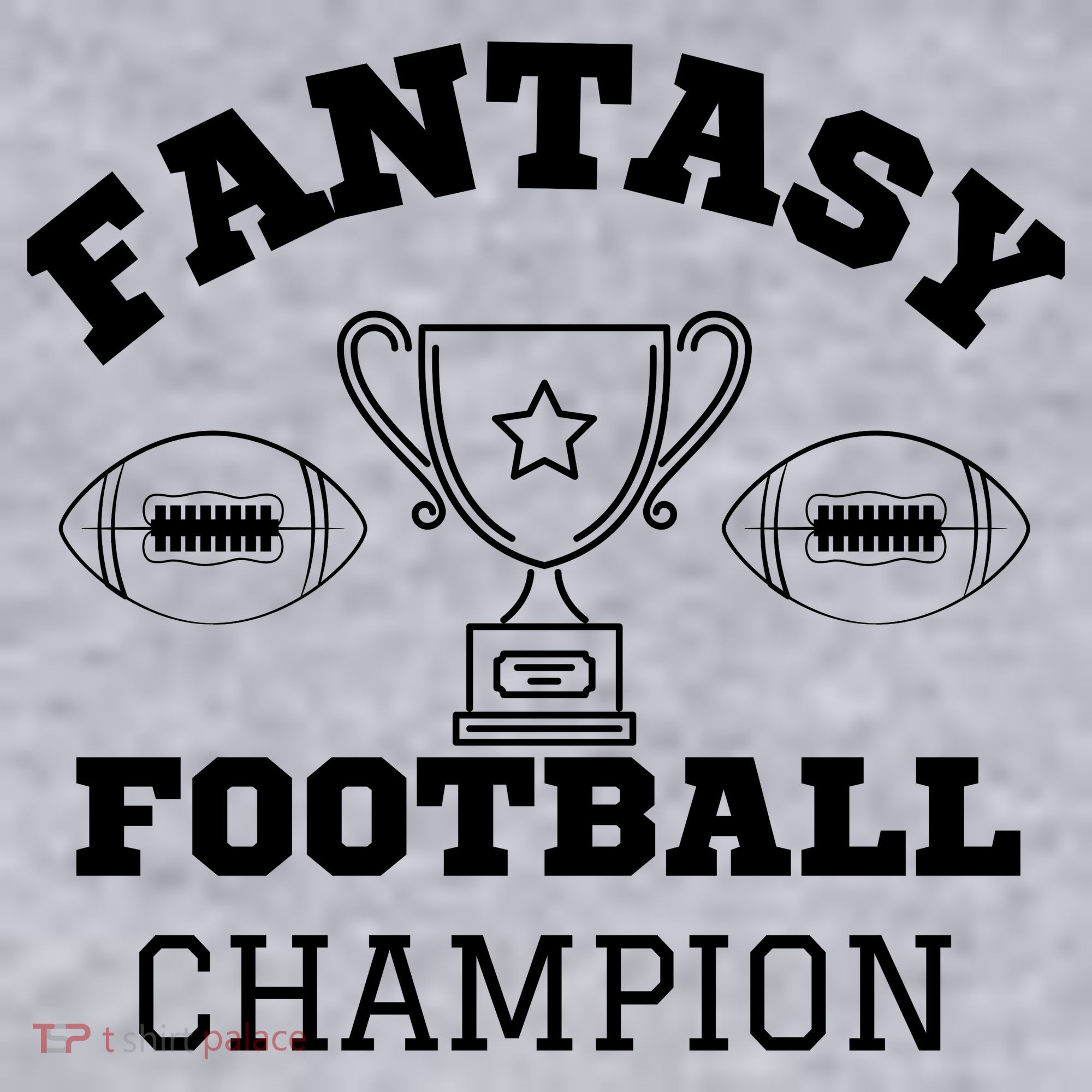 Fantasy Football Champion, Funny Fantasy Football, Funny FFL Women's Racerback Cropped Tank