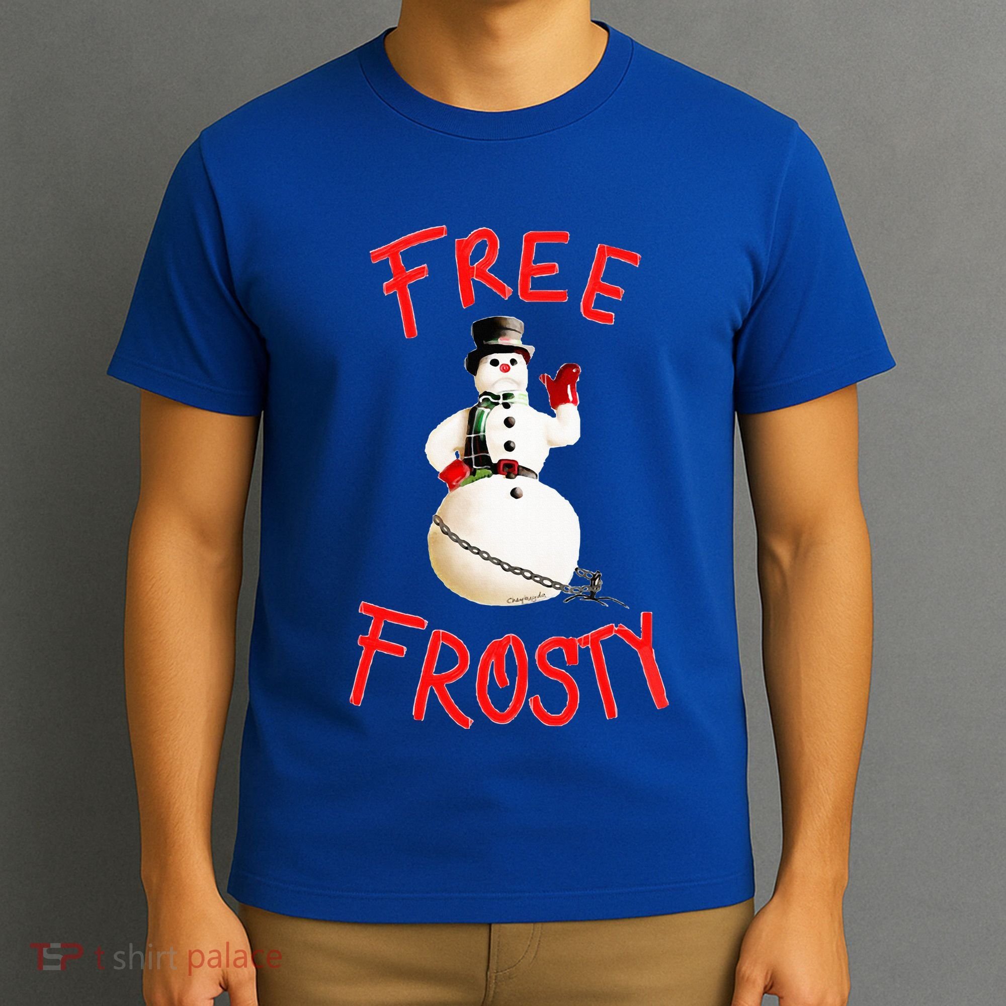 Frees Frostys Christmas with The kranks Christmas  T-Shirt