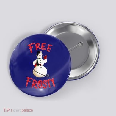 Frees Frostys Christmas with The kranks Christmas  Button