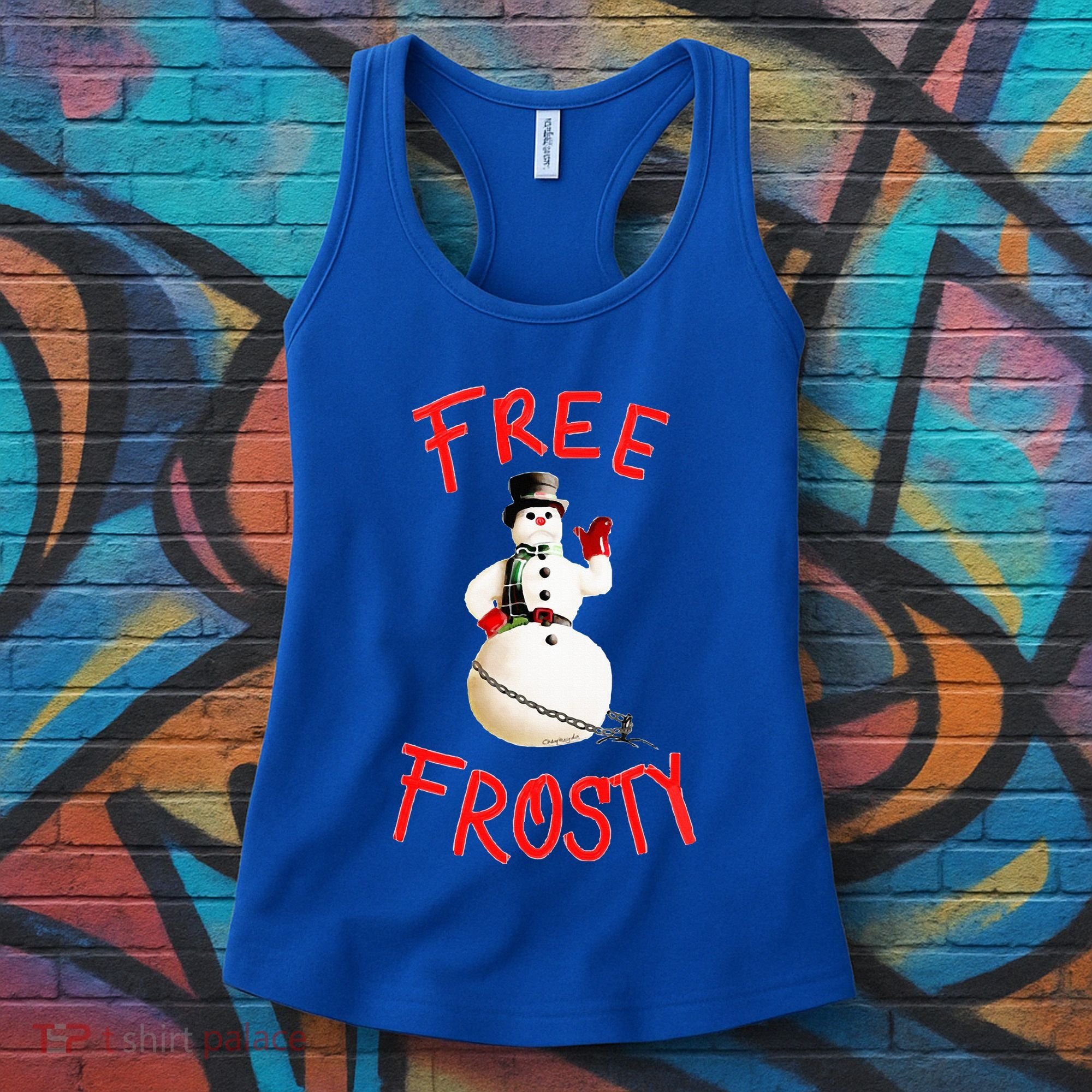 Frees Frostys Christmas with The kranks Christmas  Women's Tank Top