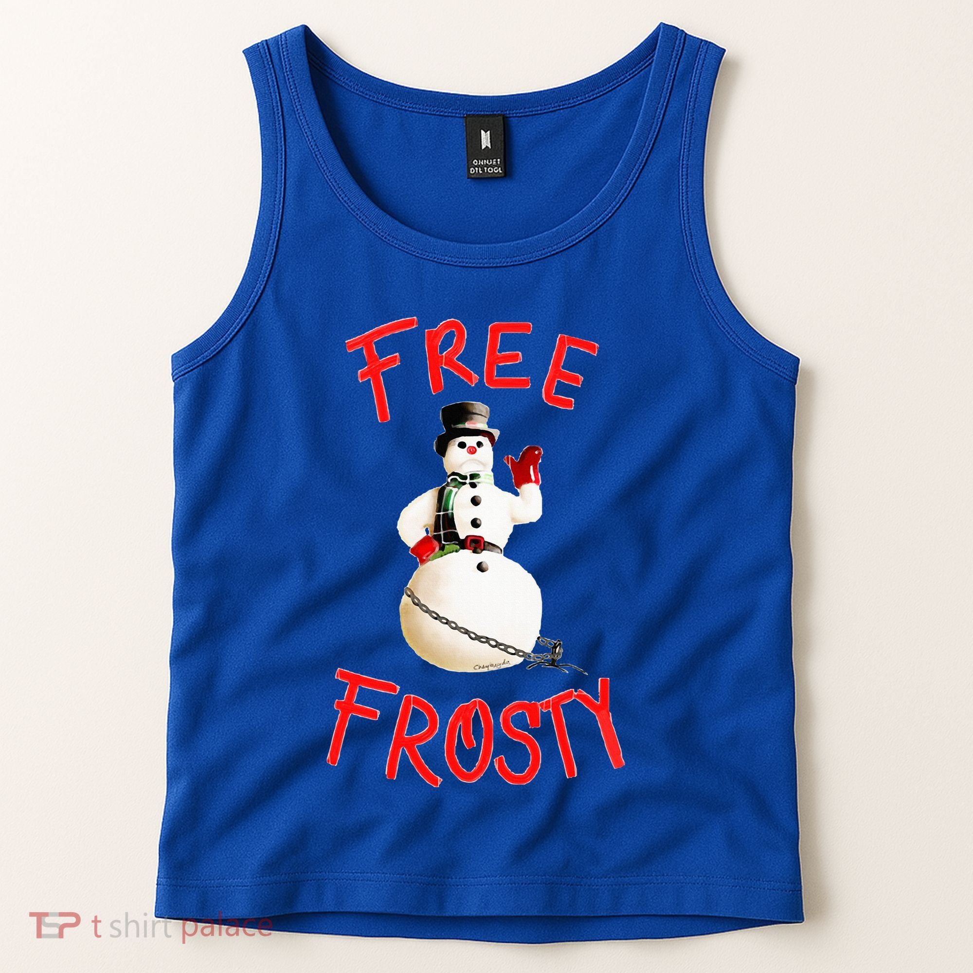Frees Frostys Christmas with The kranks Christmas  Tank Top