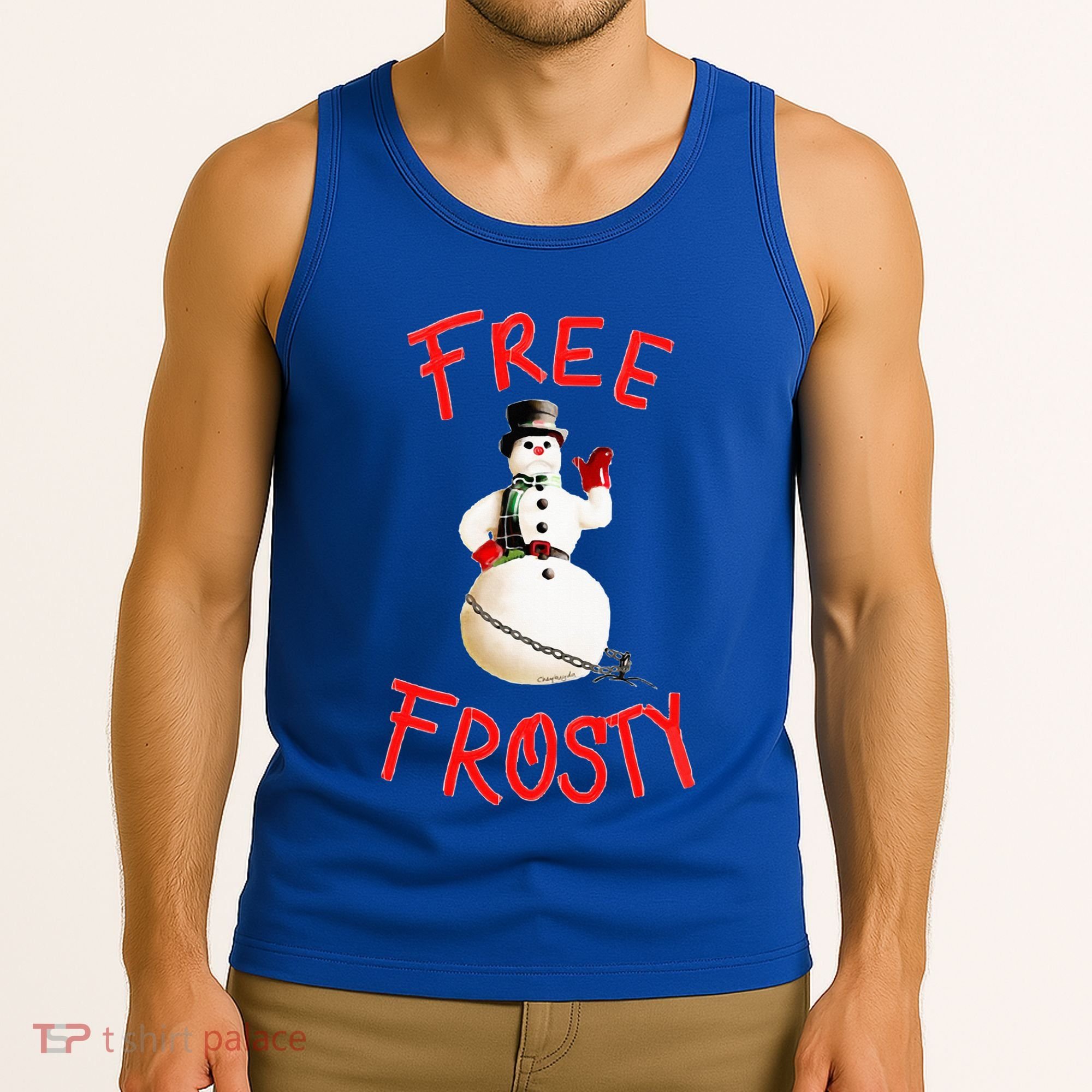 Frees Frostys Christmas with The kranks Christmas  Tank Top