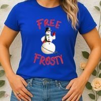 Frees Frostys Christmas with The kranks Christmas  Women's T-Shirt thumb 2