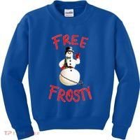 Frees Frostys Christmas with The kranks Christmas  Kids Sweatshirt thumb 0