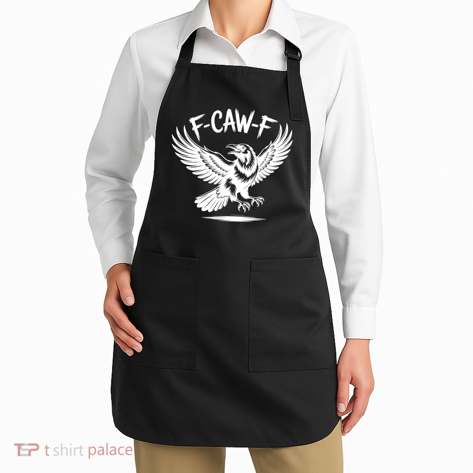 F-caw-F Apron