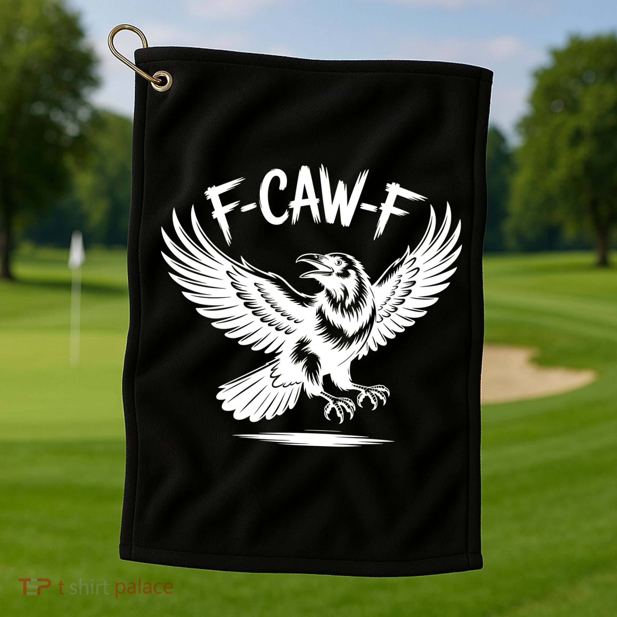 F-caw-F Golf Towel