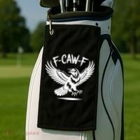 F-caw-F Golf Towel thumb 2