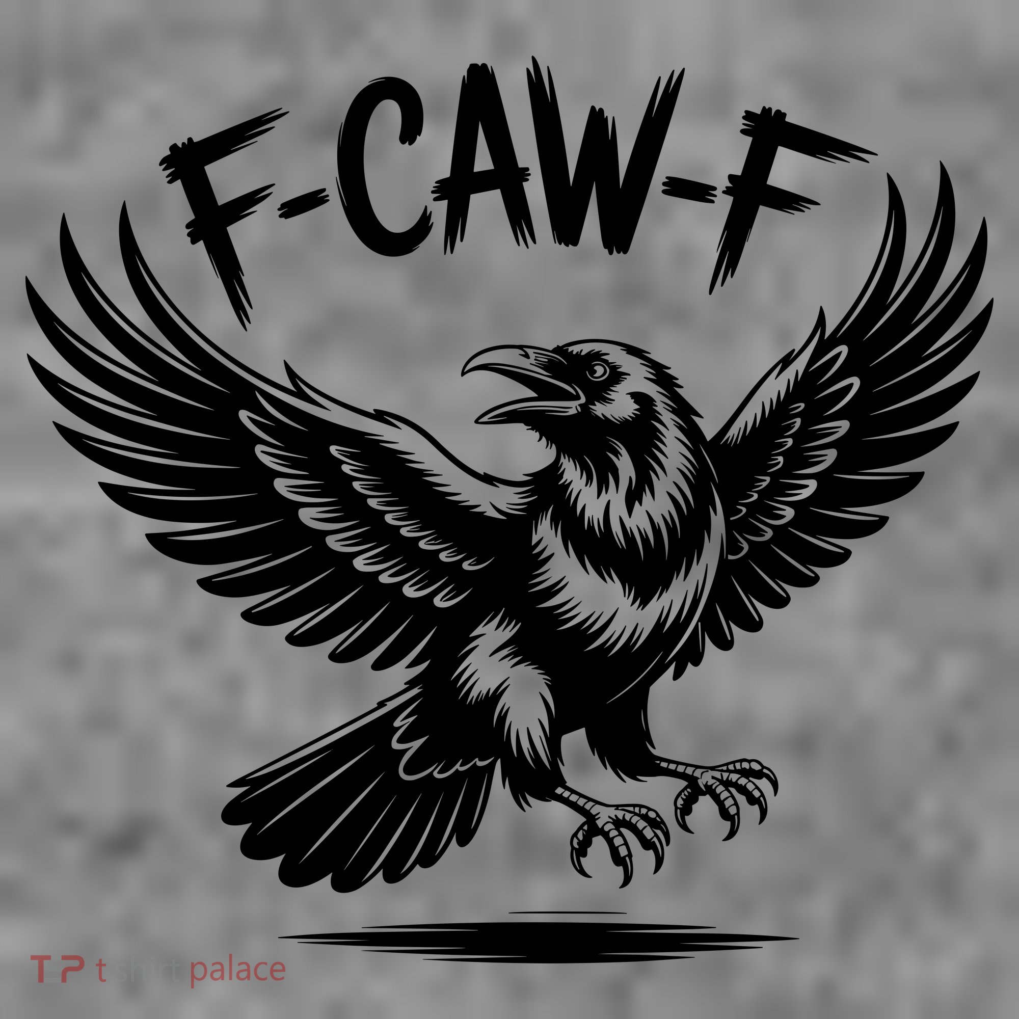 F-caw-F Sweatshirt Cinch Pack Bag