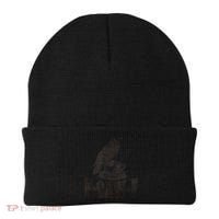 Funny F-CAW-F Crow Coffee Humor Graphic Gift Beanie thumb 0