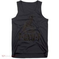 Funny F-CAW-F Crow Coffee Humor Graphic Gift Tank Top thumb 0