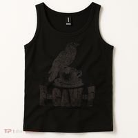 Funny F-CAW-F Crow Coffee Humor Graphic Gift Tank Top thumb 2