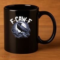 F-Caw-F  11oz C Handle Ceramic Mug thumb 3