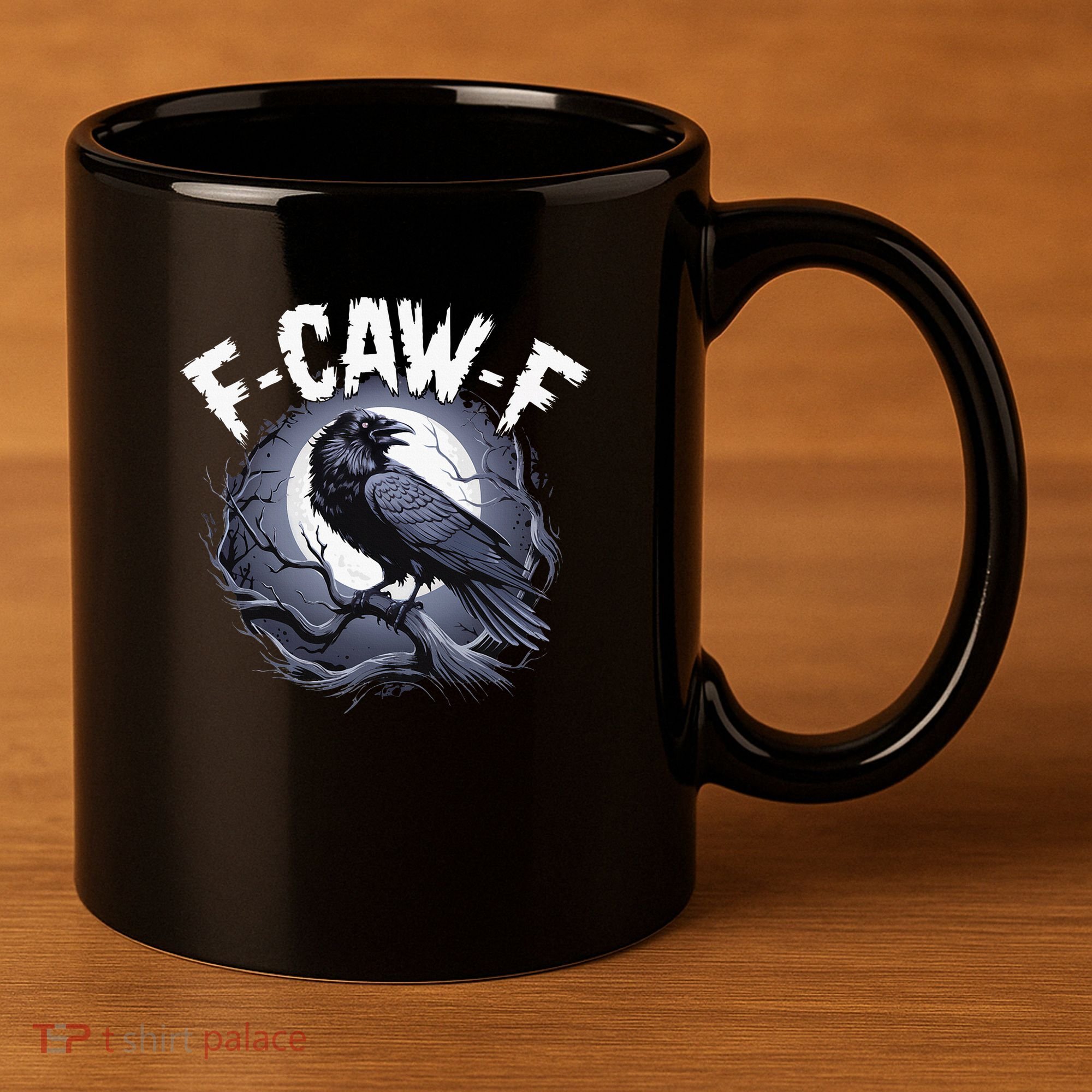 F-Caw-F  11oz C Handle Ceramic Mug