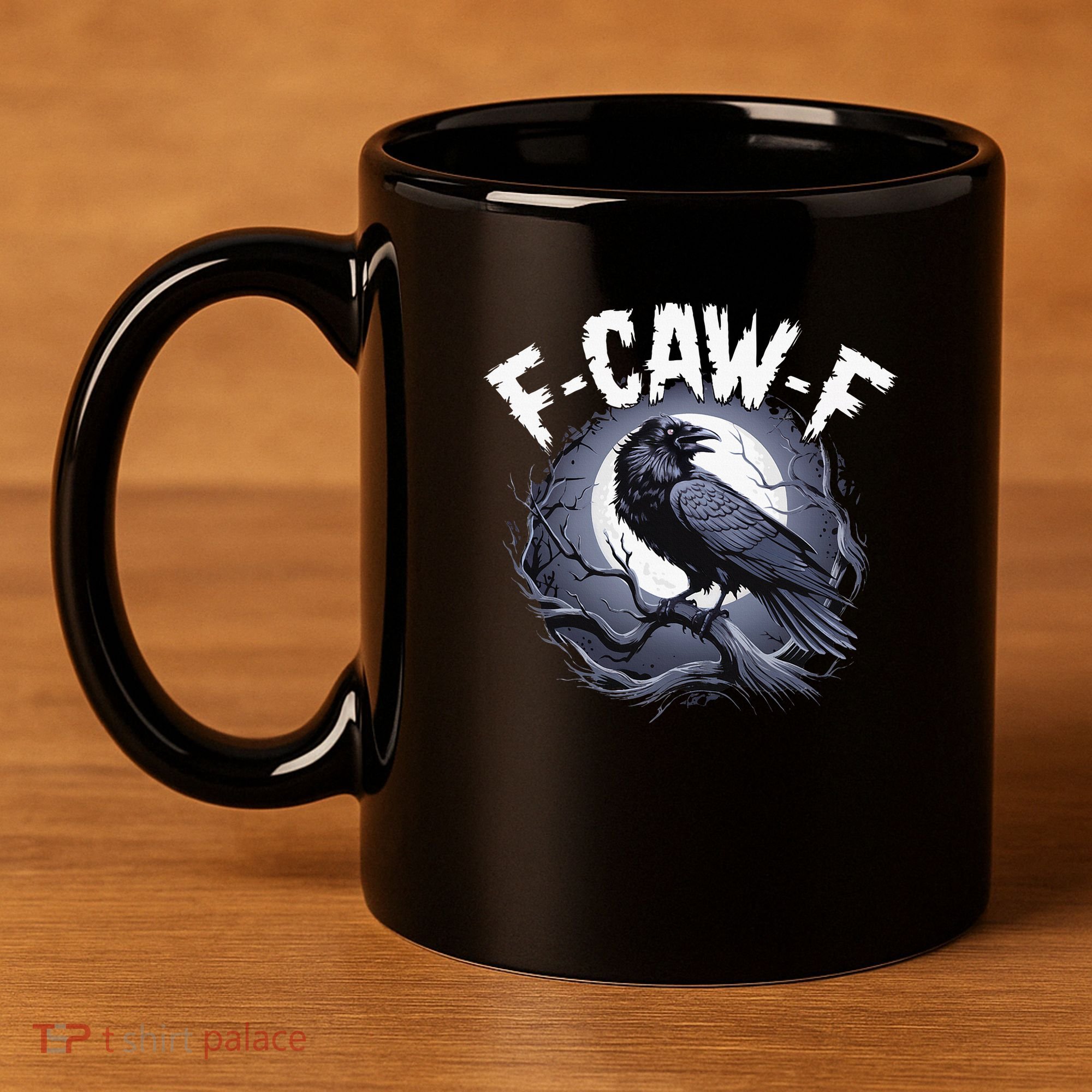 F-Caw-F  11oz C Handle Ceramic Mug