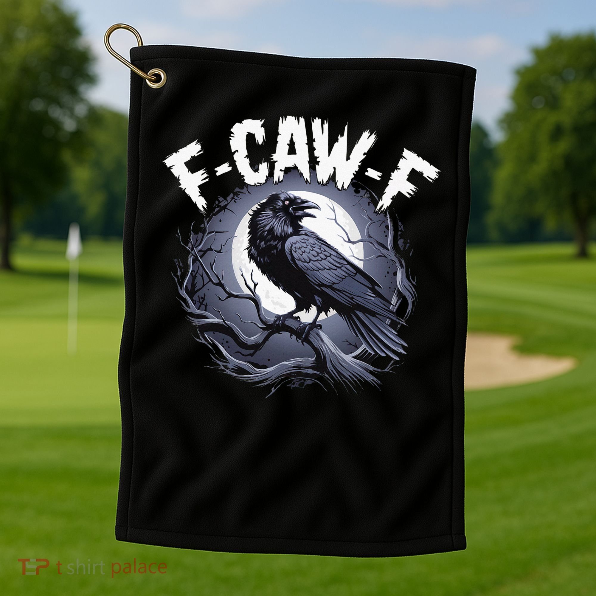 F-Caw-F  Golf Towel