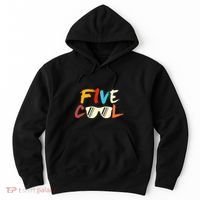 Funny Five Cool Glasses Years Old 5th Birthday Anniversary Hoodie thumb 0