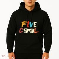 Funny Five Cool Glasses Years Old 5th Birthday Anniversary Hoodie thumb 2