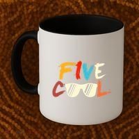 Funny Five Cool Glasses Years Old 5th Birthday Anniversary Coffee Mug thumb 2
