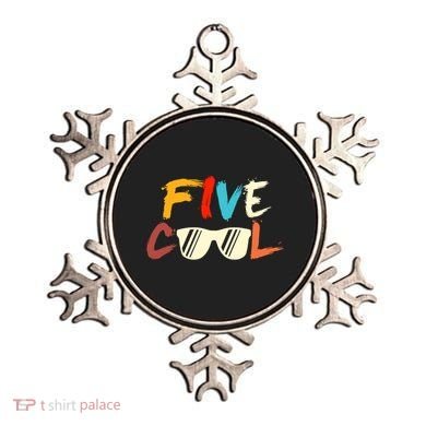 Funny Five Cool Glasses Years Old 5th Birthday Anniversary Ornament