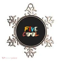 Funny Five Cool Glasses Years Old 5th Birthday Anniversary Ornament thumb 0