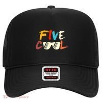 Funny Five Cool Glasses Years Old 5th Birthday Anniversary Hat thumb 0