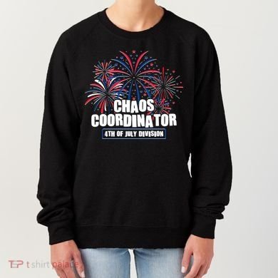 Funny Fireworks Chaos Coordinator 4th Of July Division Women's Sweatshirt