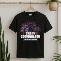 Funny Fireworks Chaos Coordinator 4th Of July Division T-Shirt thumb 2