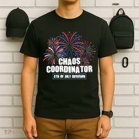Funny Fireworks Chaos Coordinator 4th Of July Division T-Shirt thumb 6