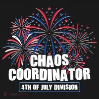 Funny Fireworks Chaos Coordinator 4th Of July Division T-Shirt thumb 7