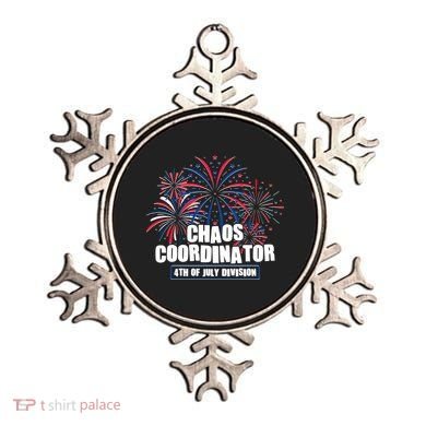 Funny Fireworks Chaos Coordinator 4th Of July Division Ornament