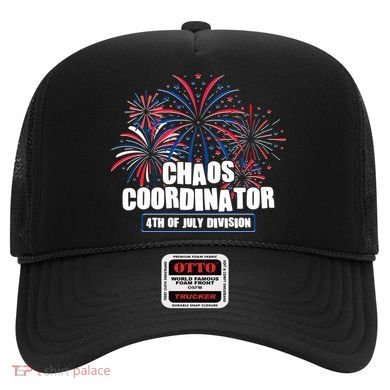 Funny Fireworks Chaos Coordinator 4th Of July Division Hat