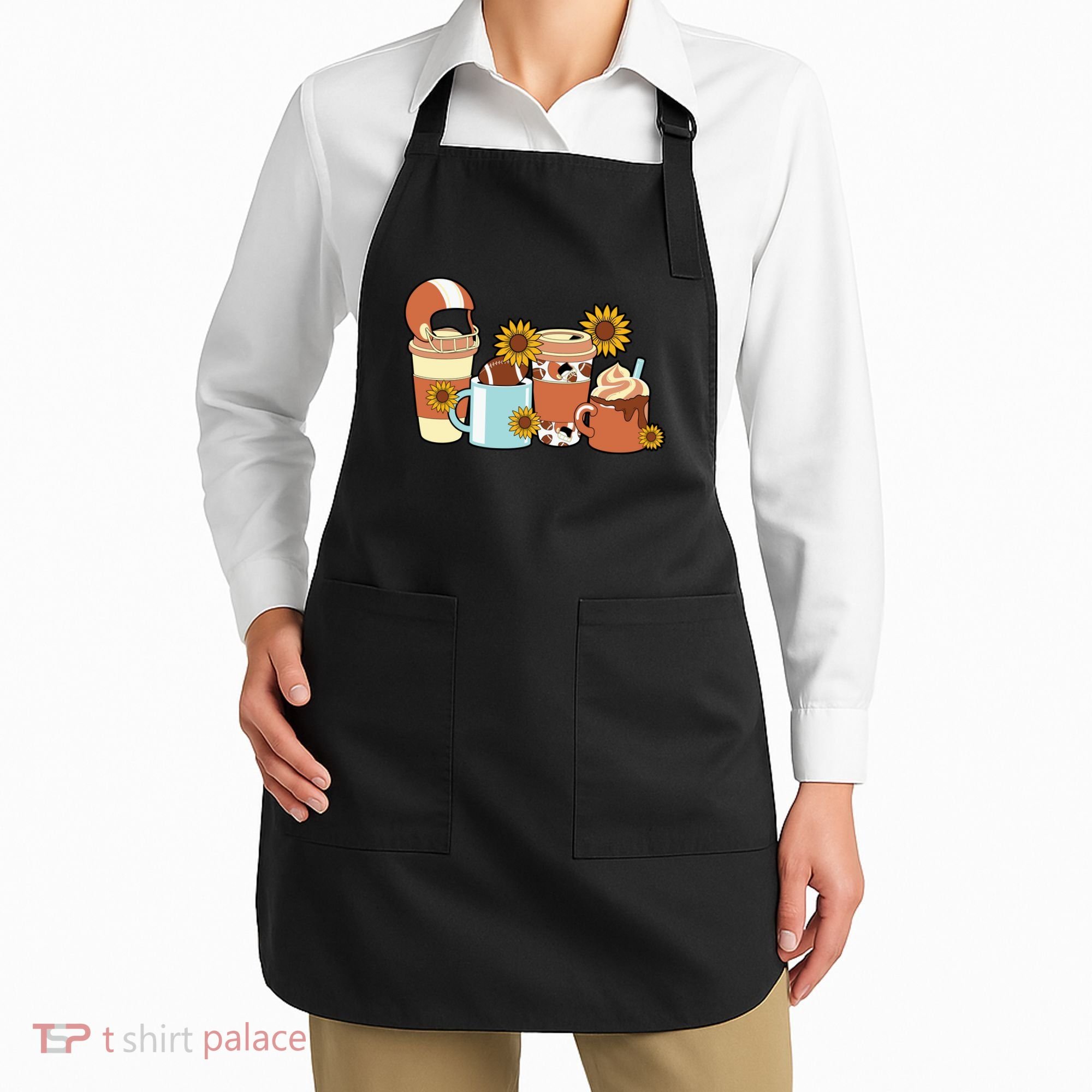 Football Fall Coffee Lover Apron