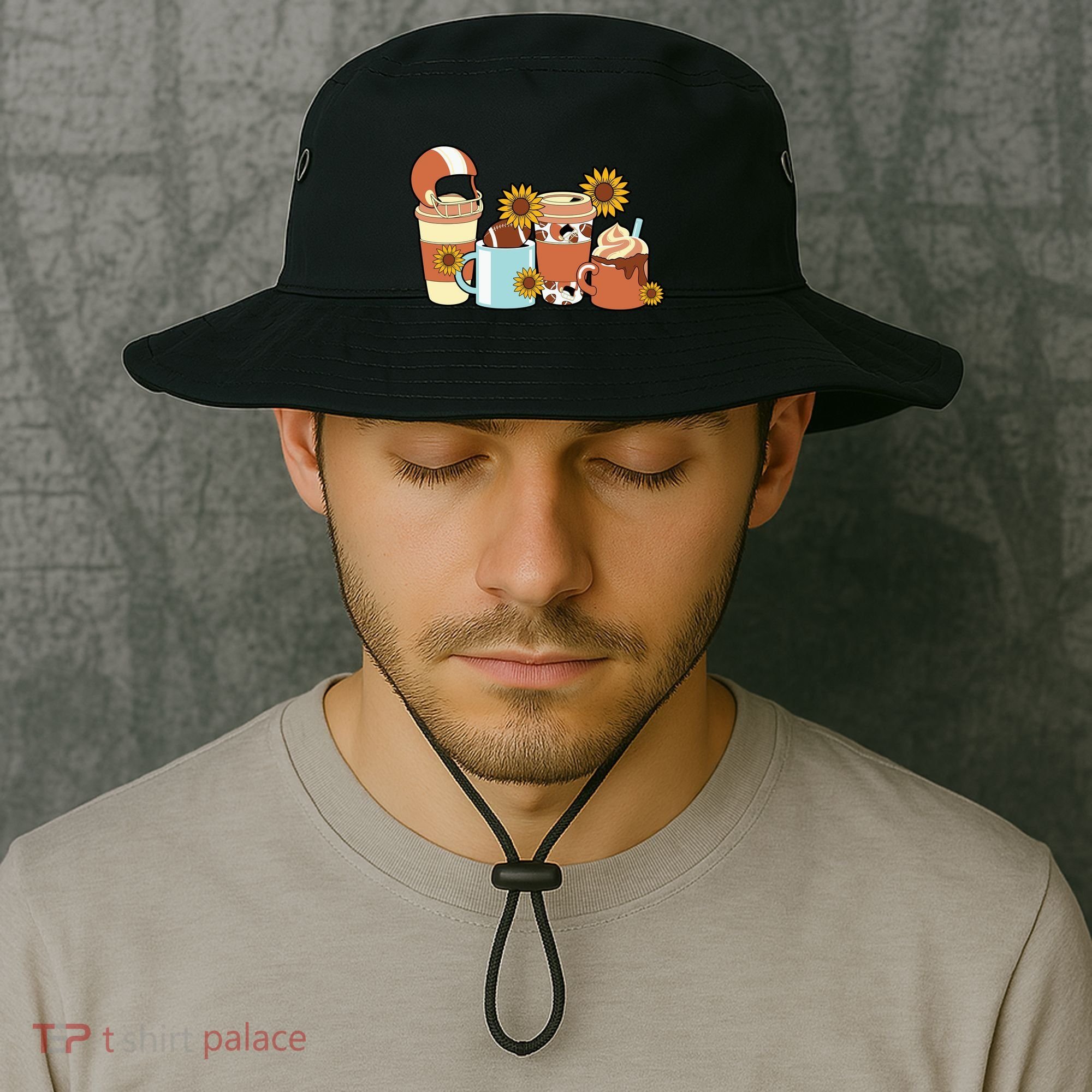 Football Fall Coffee Lover Bucket Hat