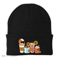 Football Fall Coffee Lover Beanie thumb 0