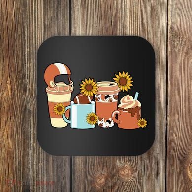 Football Fall Coffee Lover Coaster