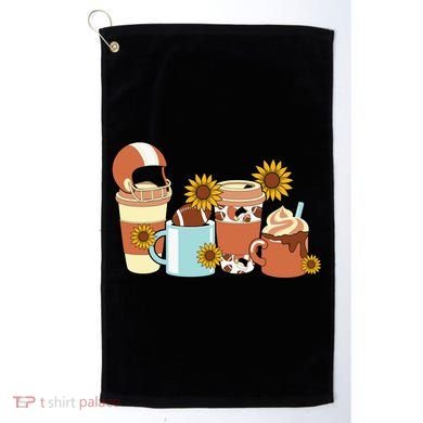 Football Fall Coffee Lover Golf Towel