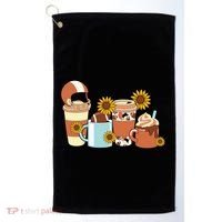 Football Fall Coffee Lover Golf Towel thumb 0