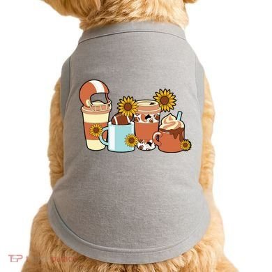 Football Fall Coffee Lover Doggie Tank